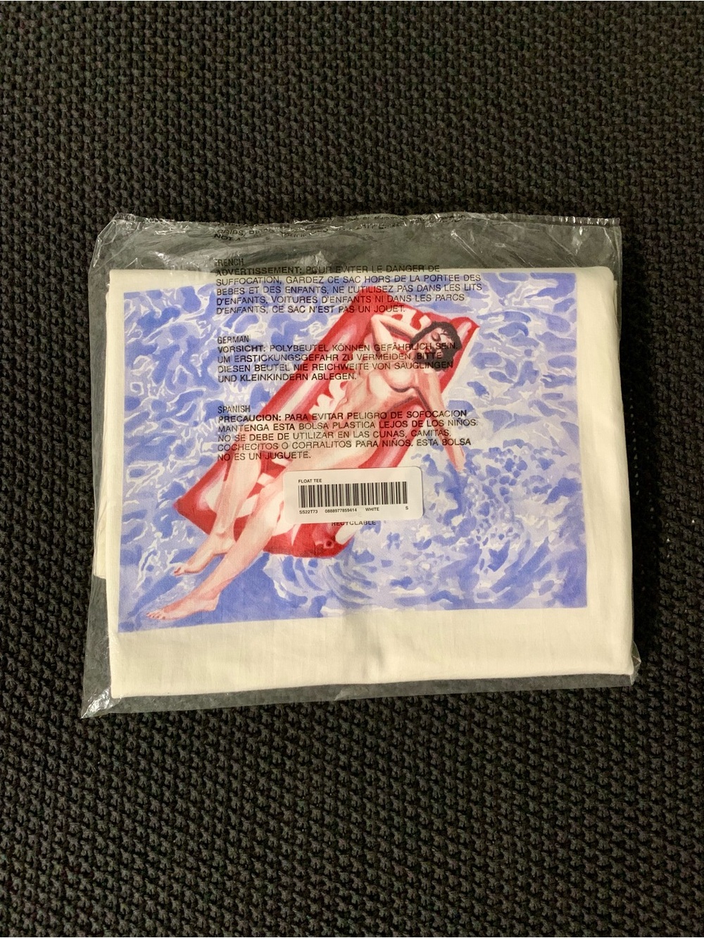 Supreme Float Tee SS22 White